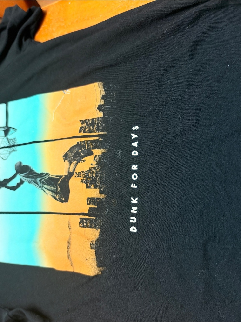 Black 'Dunk For Days' Graphic Tee - Boy’s Basketball Shirt